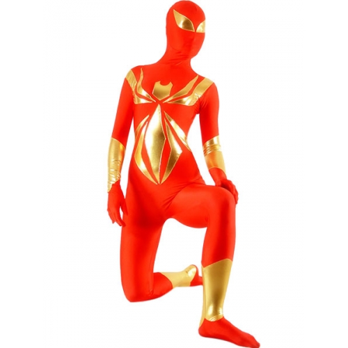 Red Female Spiderman Costume Zentai